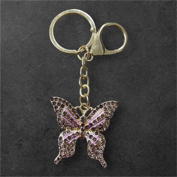 Accessories - FREE W/ $15 + PURCHASE
Purple Butterfly Keychain / Bag Charm